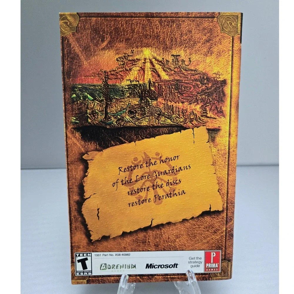 Azurik‎ Rise of Perathia 2001 - Microsoft Xbox - CIB W/ Manual Tested & Working-